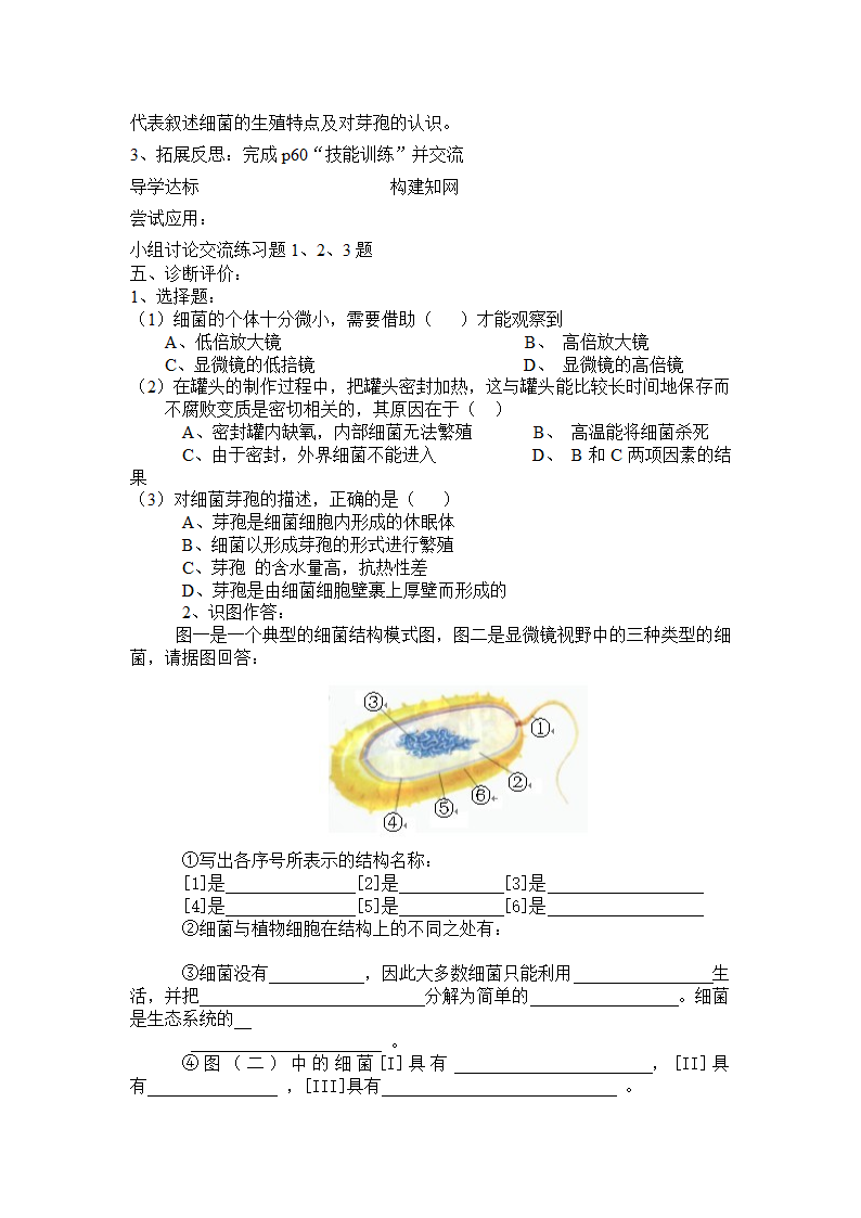 人教版八年级上册生物导学案（全册）.doc第29页