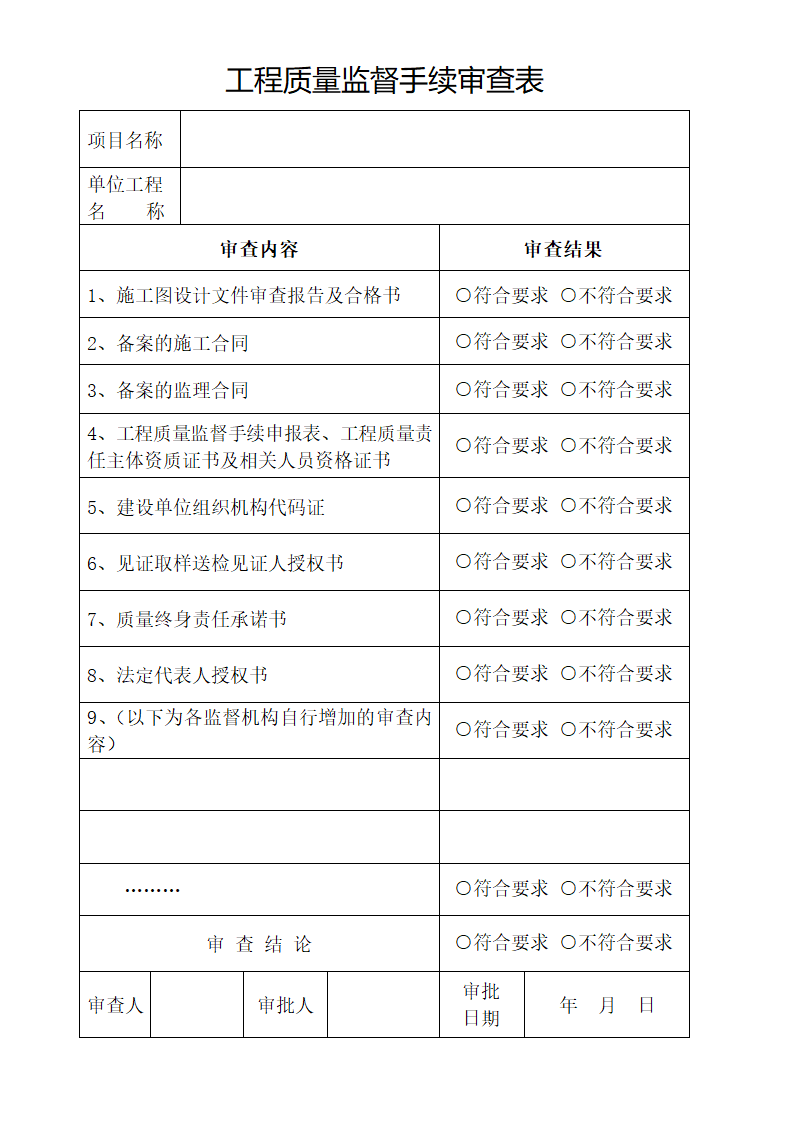 工程质监手续申报表.doc第4页