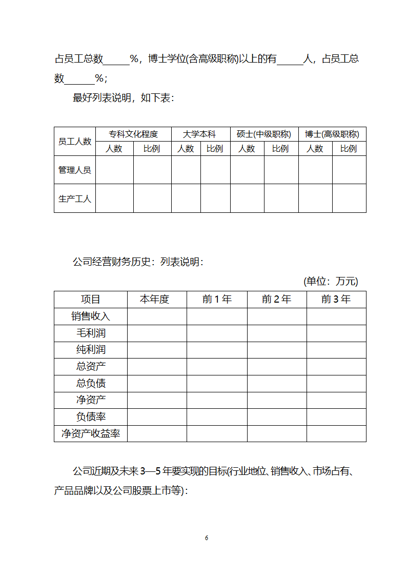 商业策划书模板.doc第6页