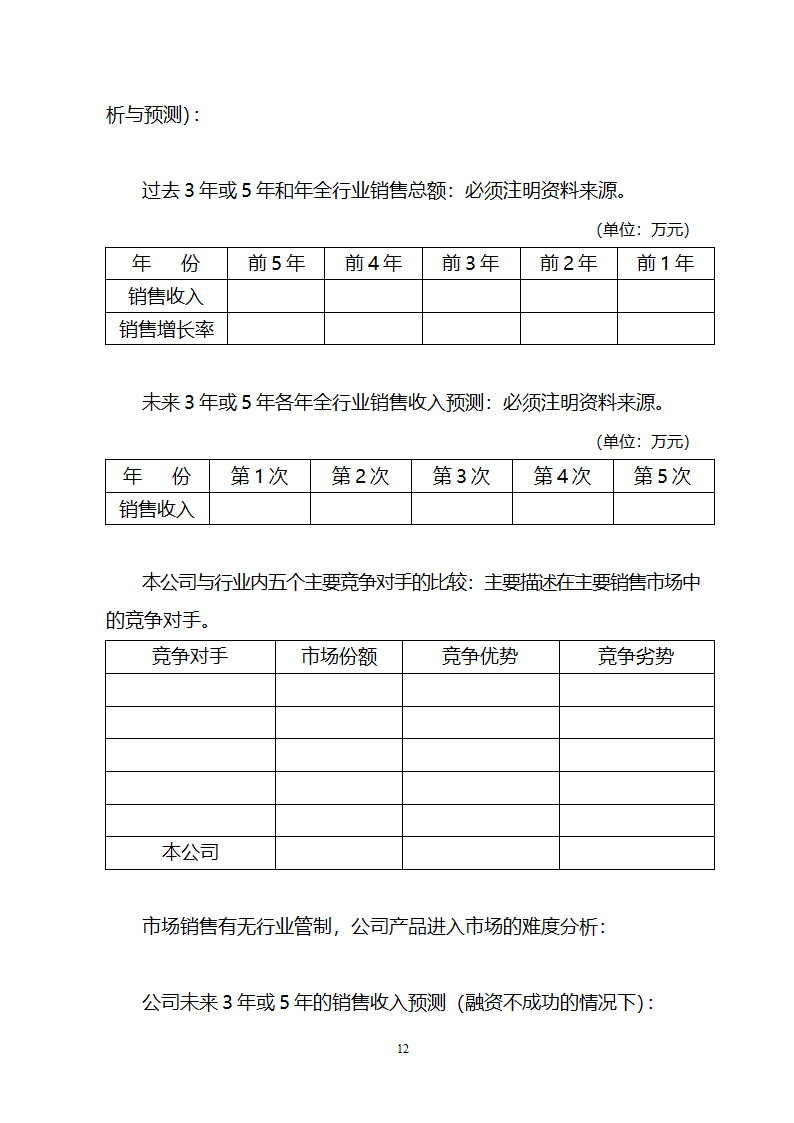 商业策划书模板.doc第12页