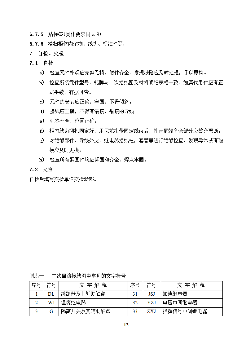 高低压开关柜二次配线工艺守则.doc第12页