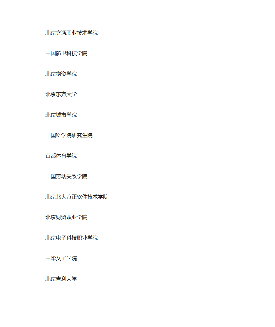 北京的大学有哪些第3页