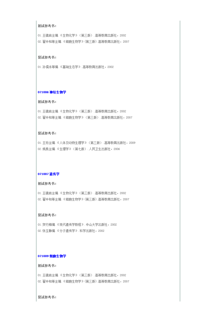 华南师范大学参考书目第35页