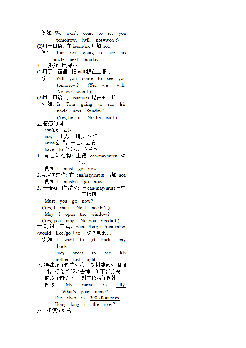 （旧版）八年级英语上册1-12单元知识点归纳教案（表格形式）.doc第16页