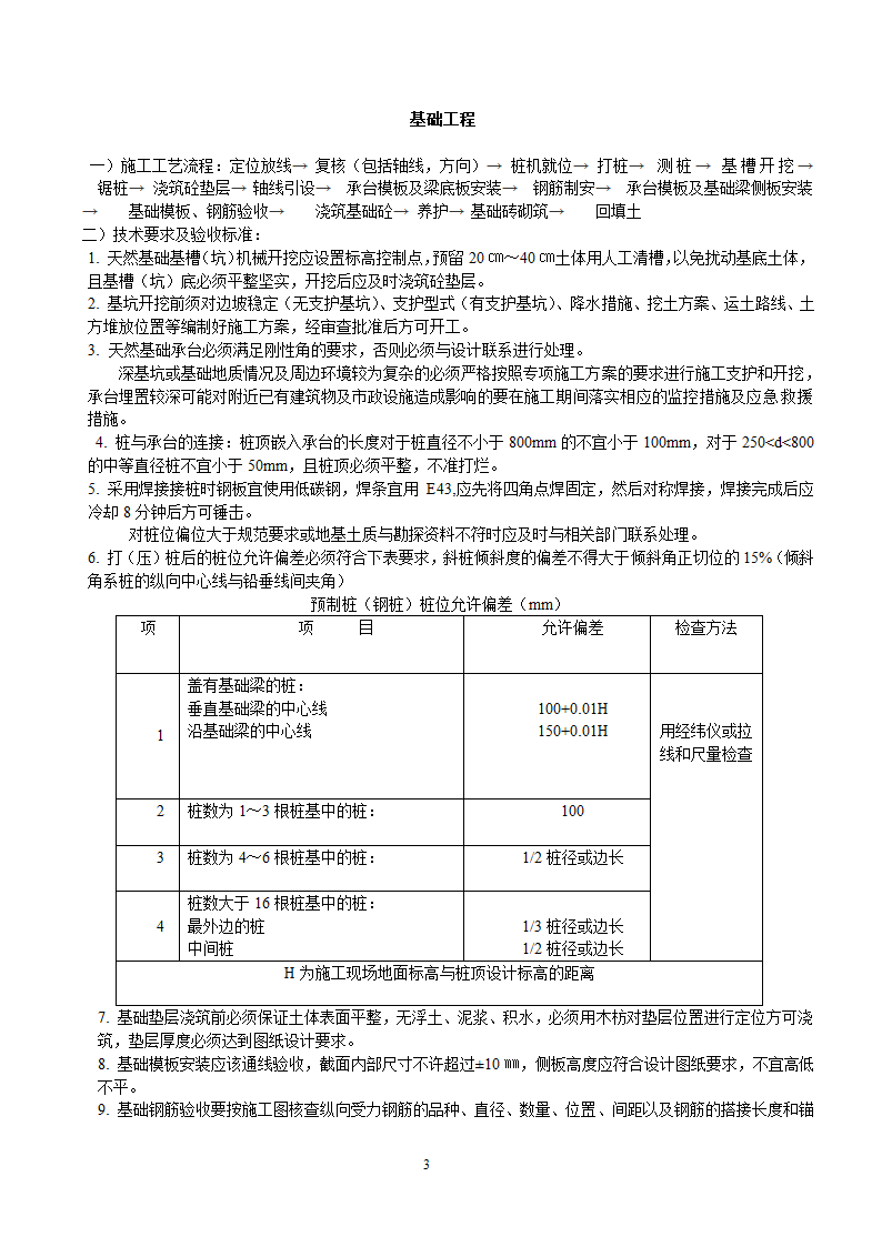 房屋建筑施工工艺流程及验收标准报告.docx第3页