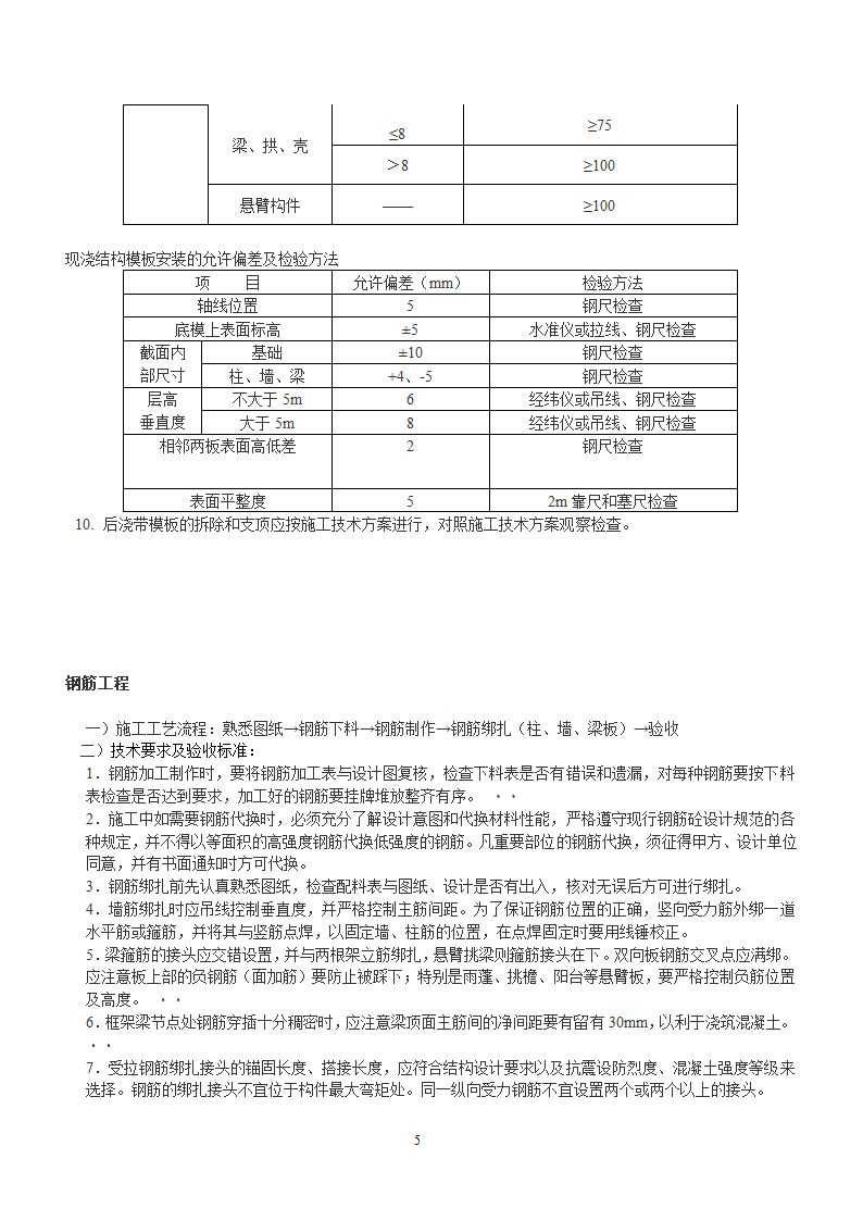 房屋建筑施工工艺流程及验收标准报告.docx第5页