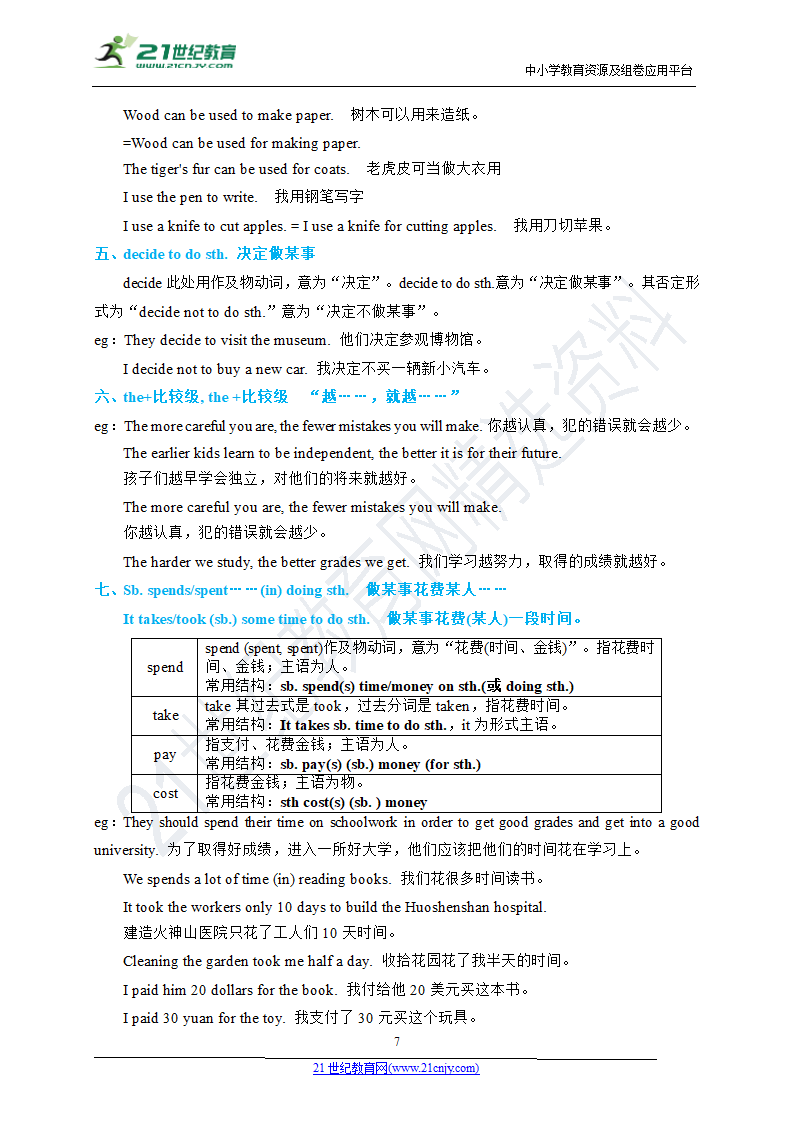 人教新目标八年级下册英语期末总复习—重要知识点及重要句型总结归纳.doc第7页