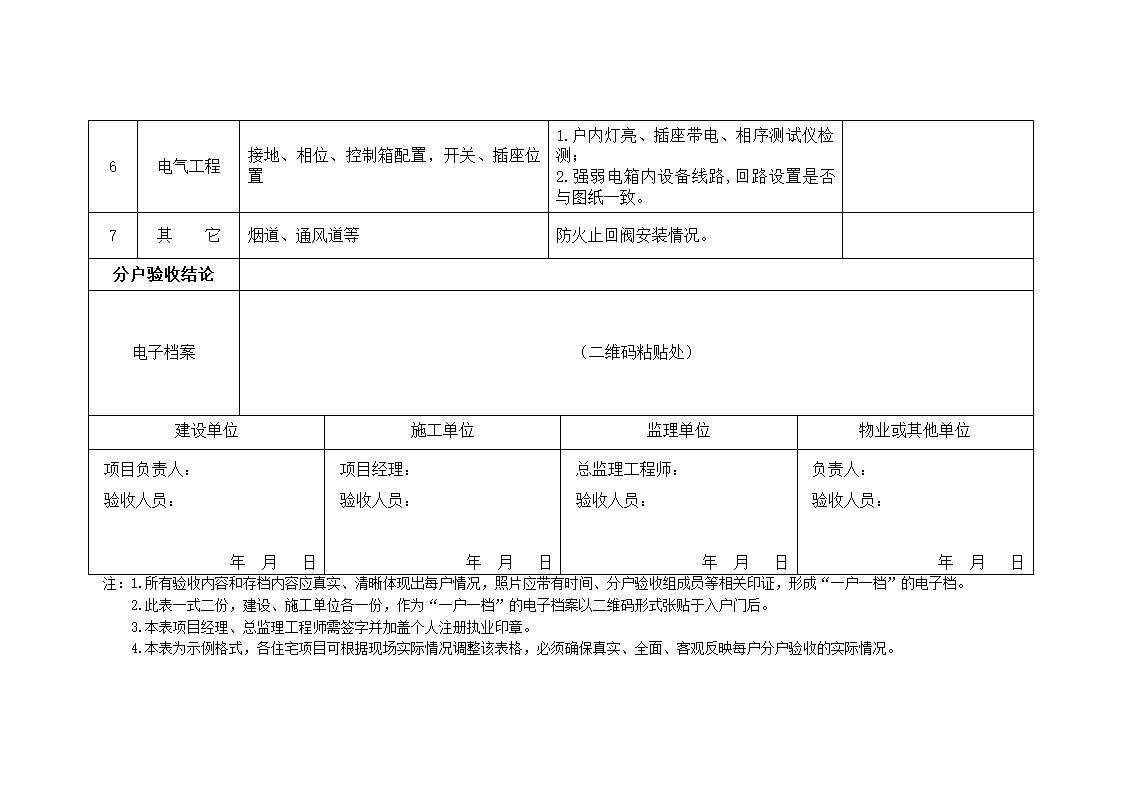 （非全装修）住宅工程质量分户验收表.docx第2页