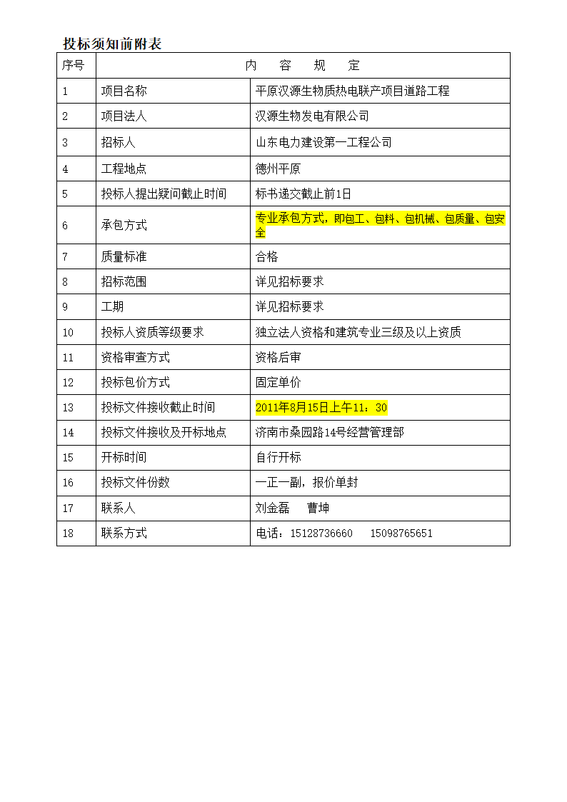 山东某道路施工招标文件.doc第1页