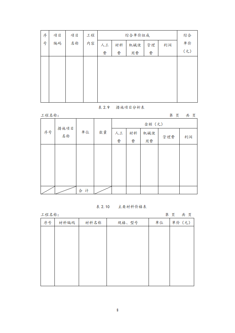 385.19平米二层山庄别墅工程量计算书及清单计价（含建筑结构图）.doc第9页