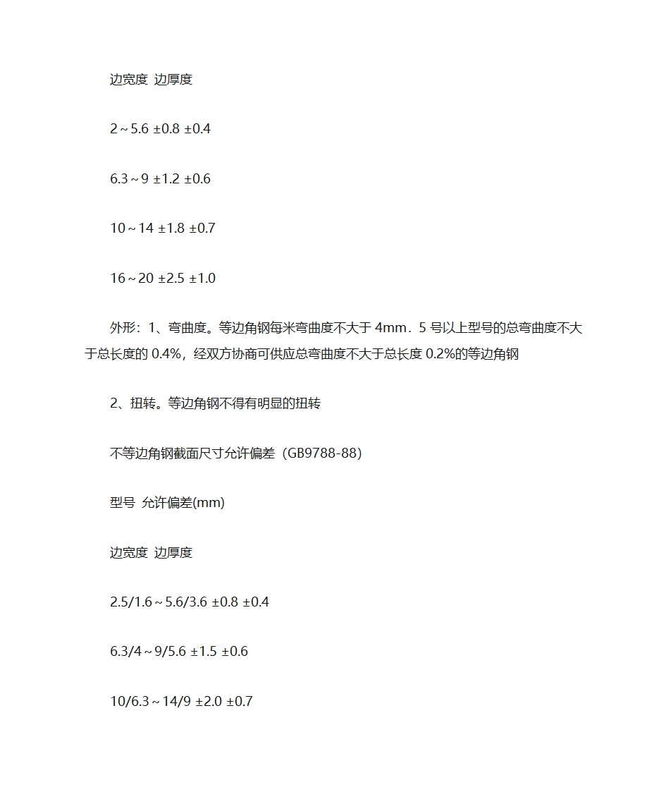 槽钢的 平均腿厚度 T怎么查啊第6页