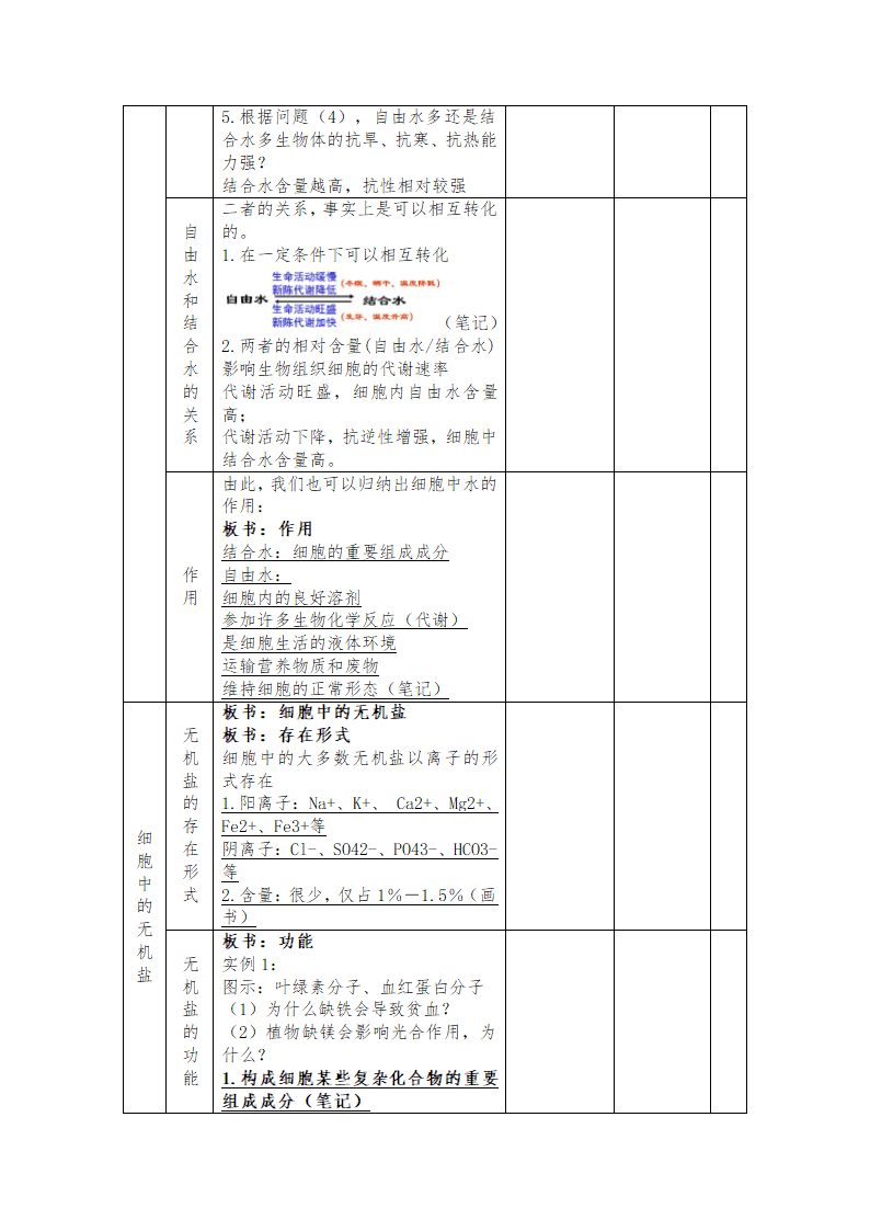 细胞中的无机物教案.doc第3页