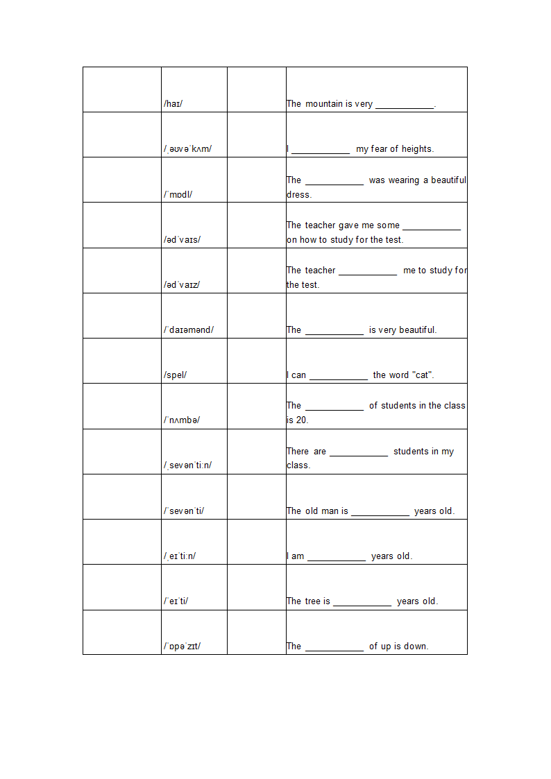 Unit 5 My Future Lessons 25-27 单词背默音标写词造句应用同步练习.doc第6页