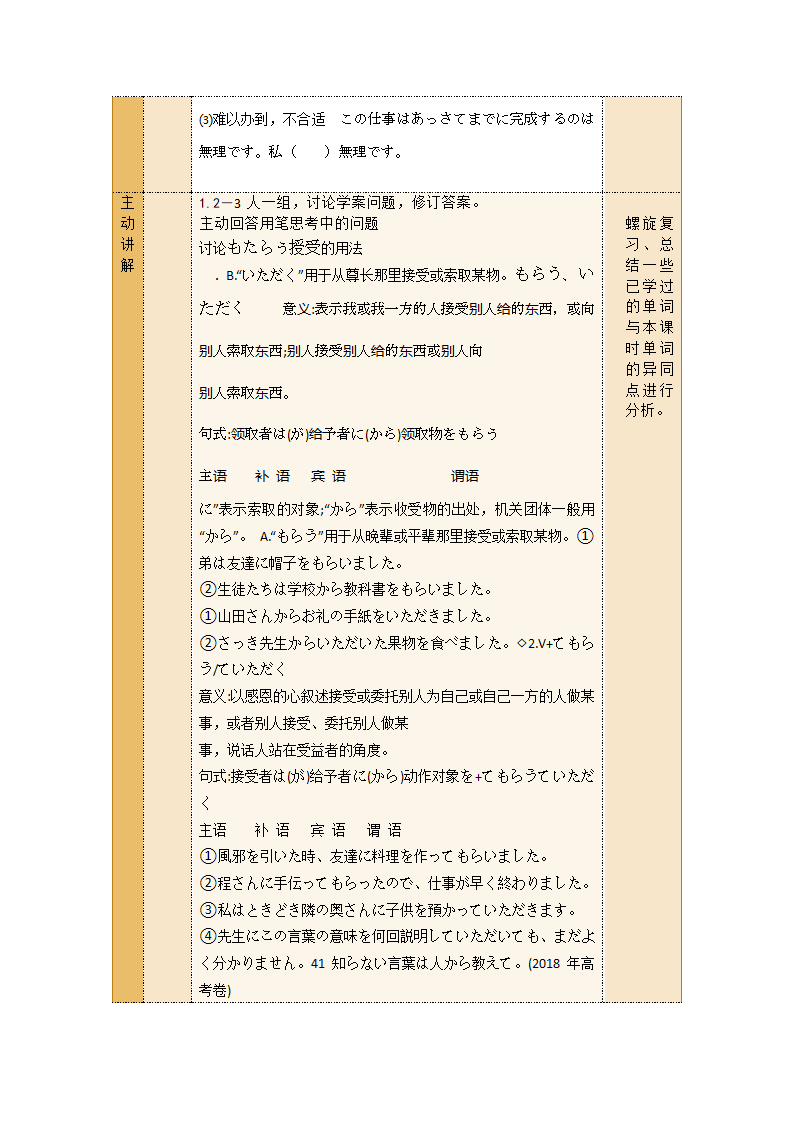 第3課自分にできるボランティア活動单词讲义-2023-2024学年初中日语人教版第一册.doc第3页