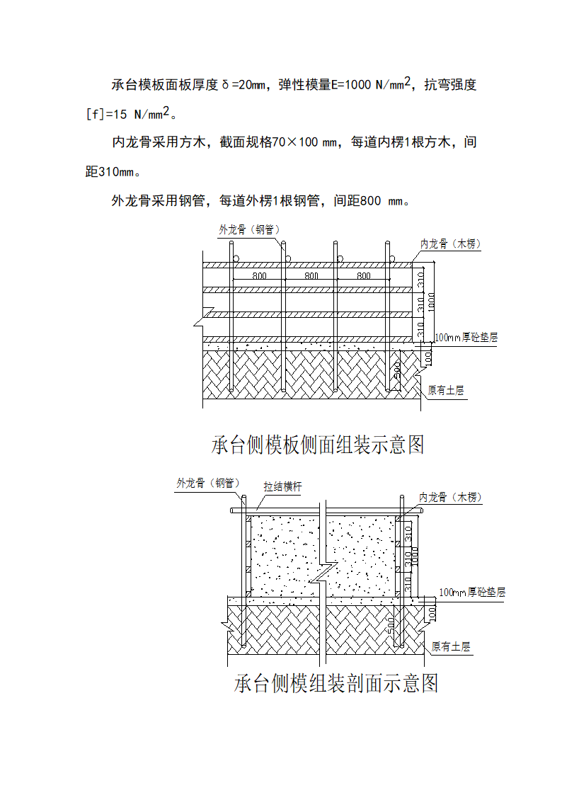 某厂房二期扩建工实验区承台基础模板施工方案.doc第2页