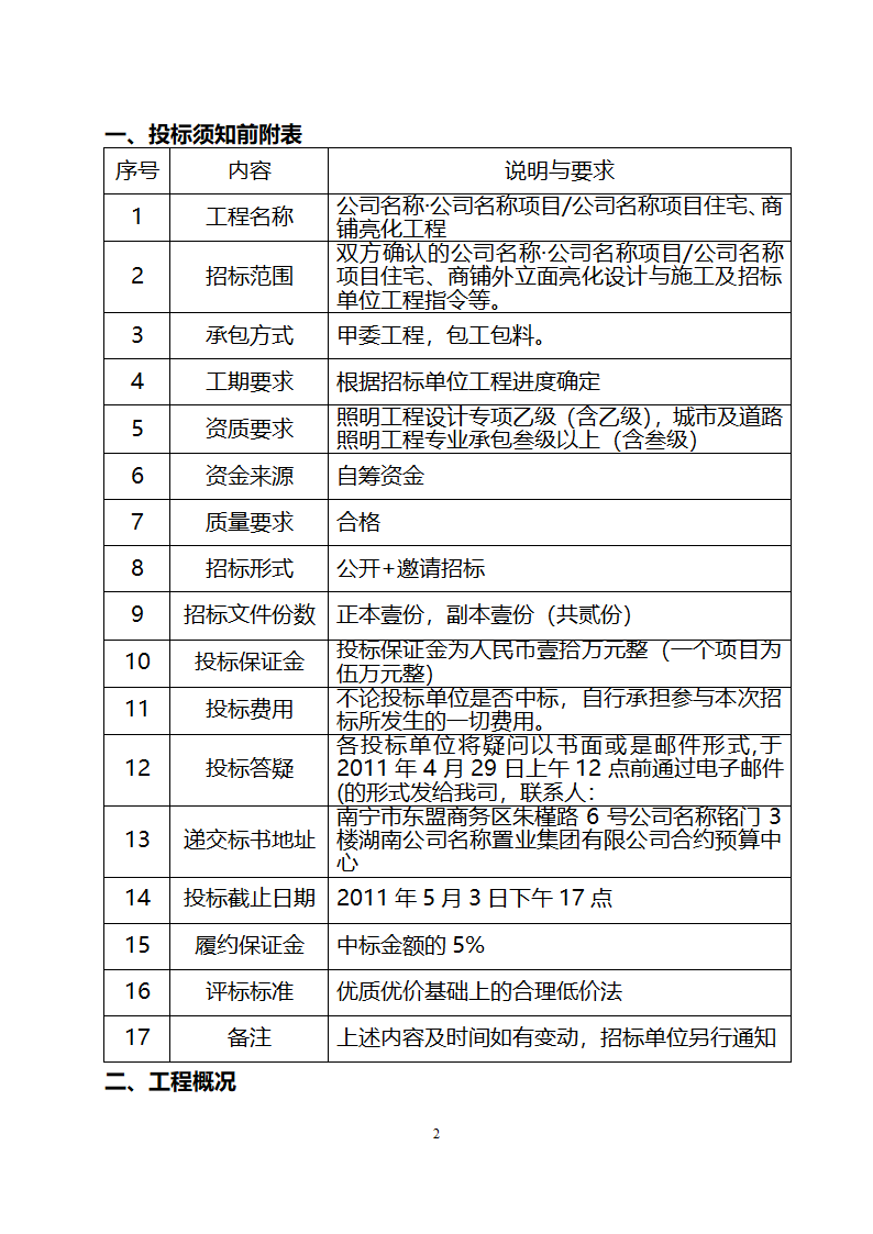 柳州市某886000平方米住宅、商铺亮化工程设计与施工招标文件.doc第2页