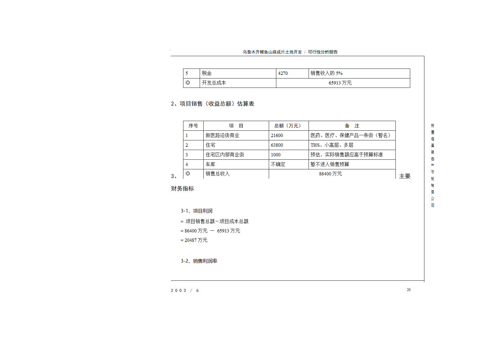 新疆鸿福房地产开发公司可行性报告排版.doc第20页