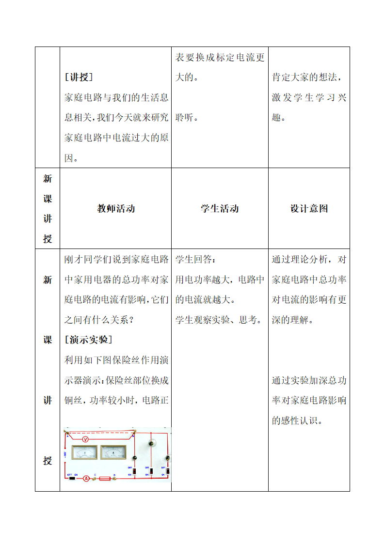 《家庭电路中电流过大的原因》教学设计.doc.doc第3页