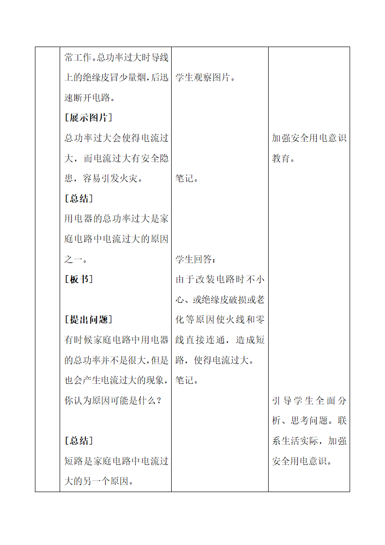 《家庭电路中电流过大的原因》教学设计.doc.doc第4页