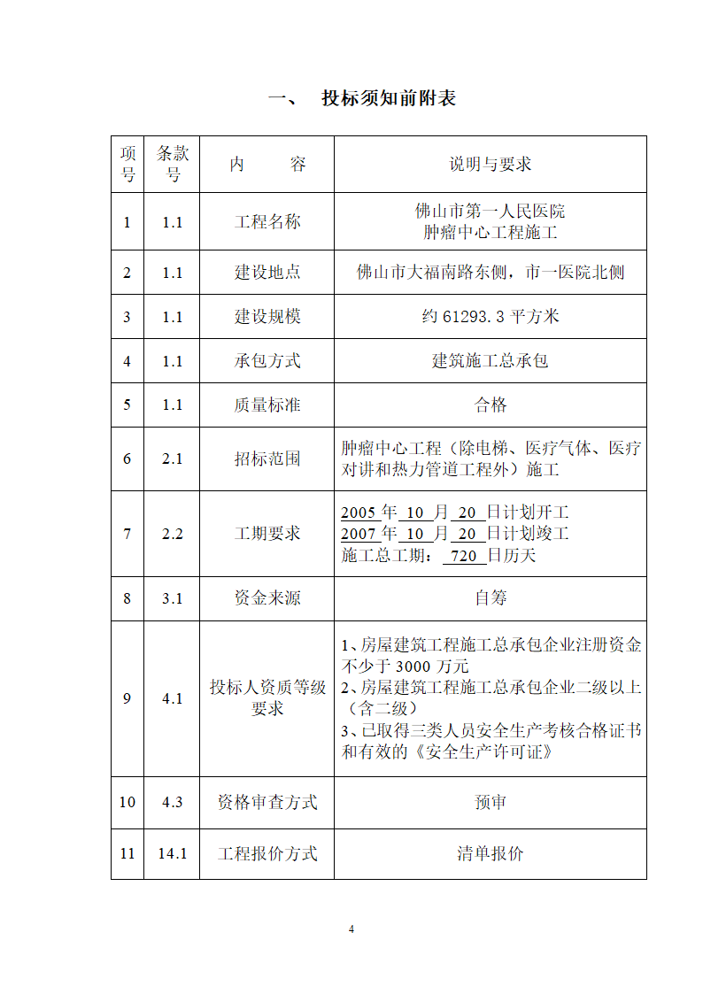 佛山医院肿瘤中心施工招标文件.doc第5页