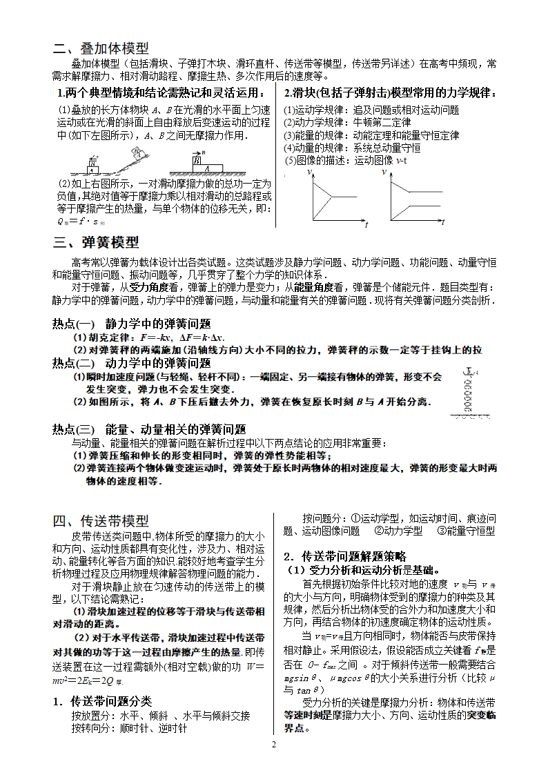 高中物理常见的物理模型第2页