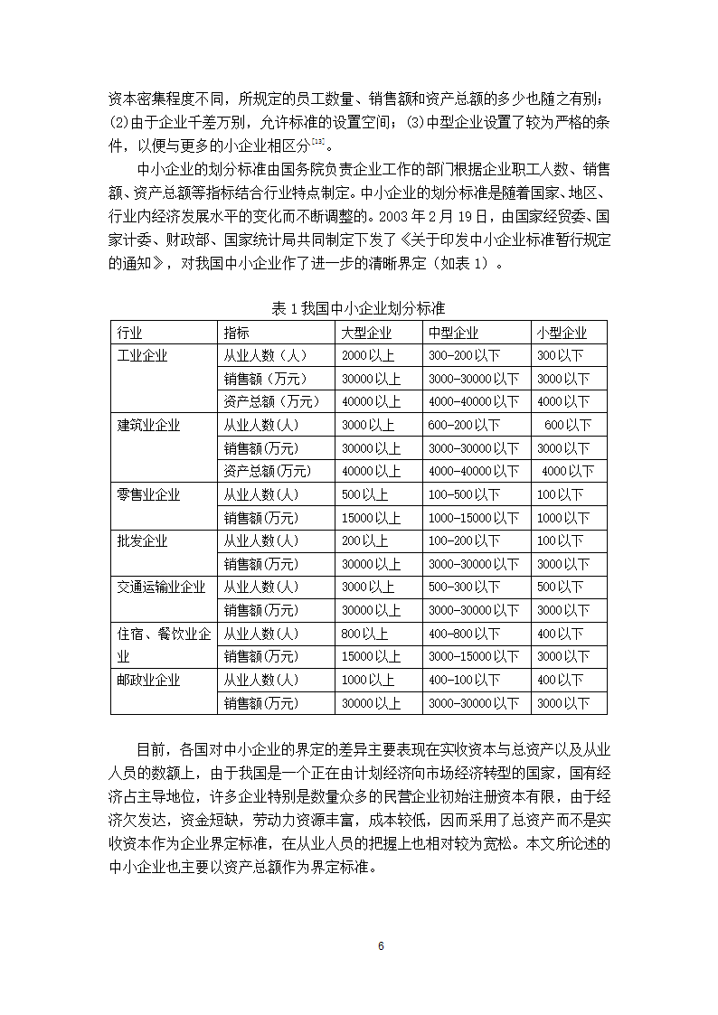 我国中小企业融资中存在的问题.doc第7页