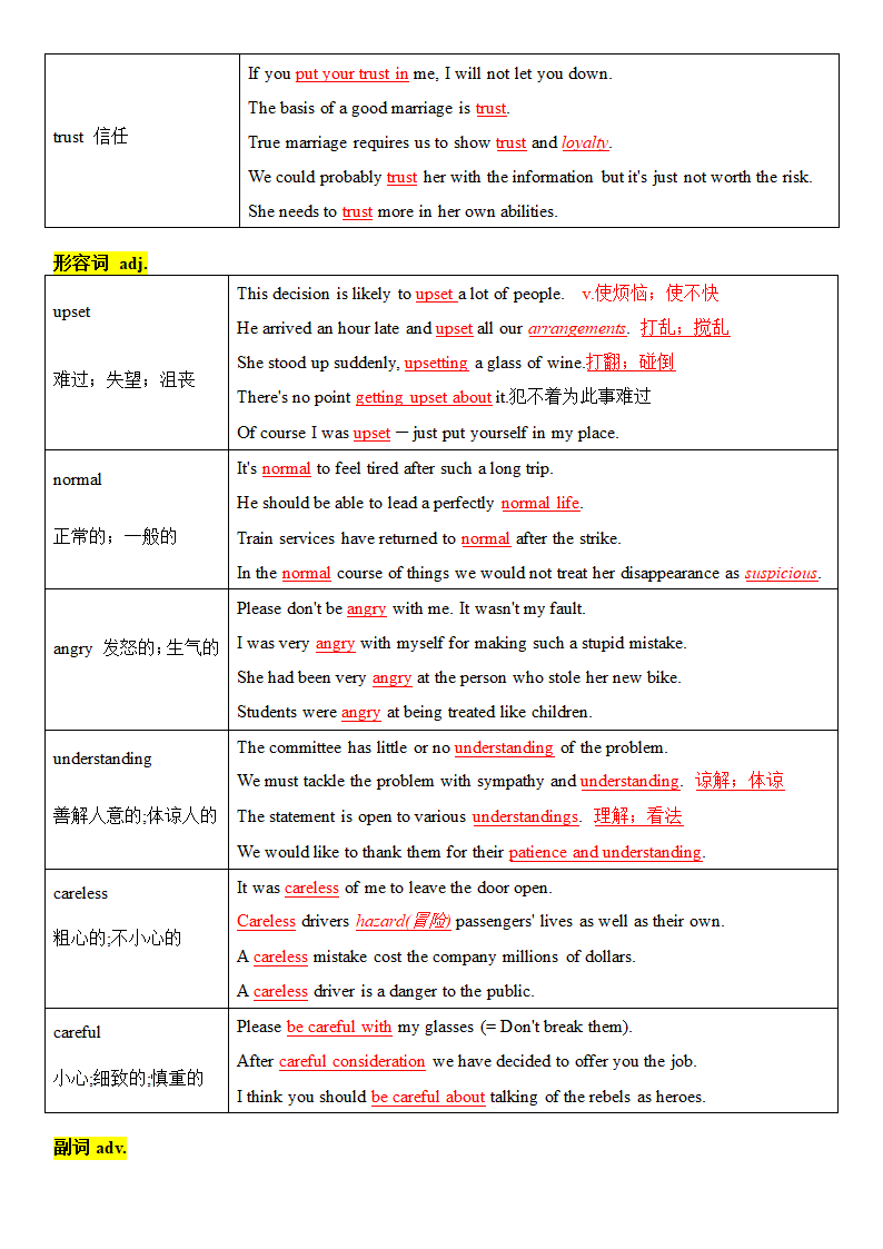 Unit 10 If you go to the party, you'll have a great time单词整理 人教版英语八年级上册.doc第3页