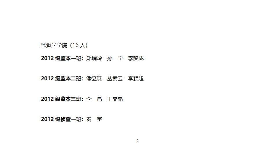 中央司法警官学院团委关于授予学习标兵称号的通知第2页