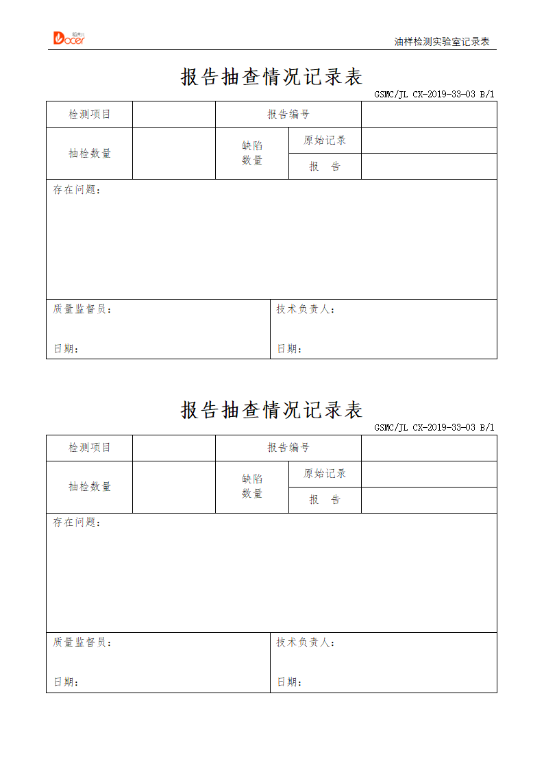 报告抽查情况记录表.docx