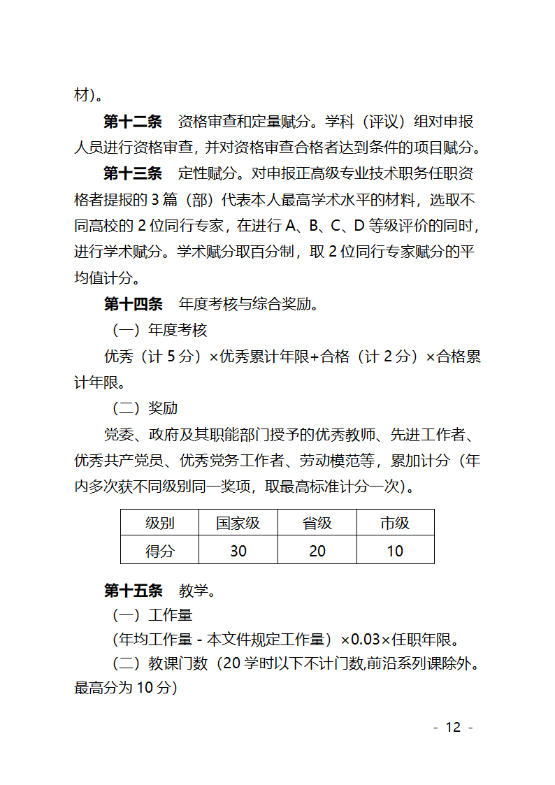 潍坊学院职称评审文件第12页