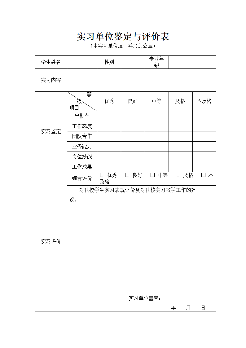 潍坊学院毕业实习报告第4页