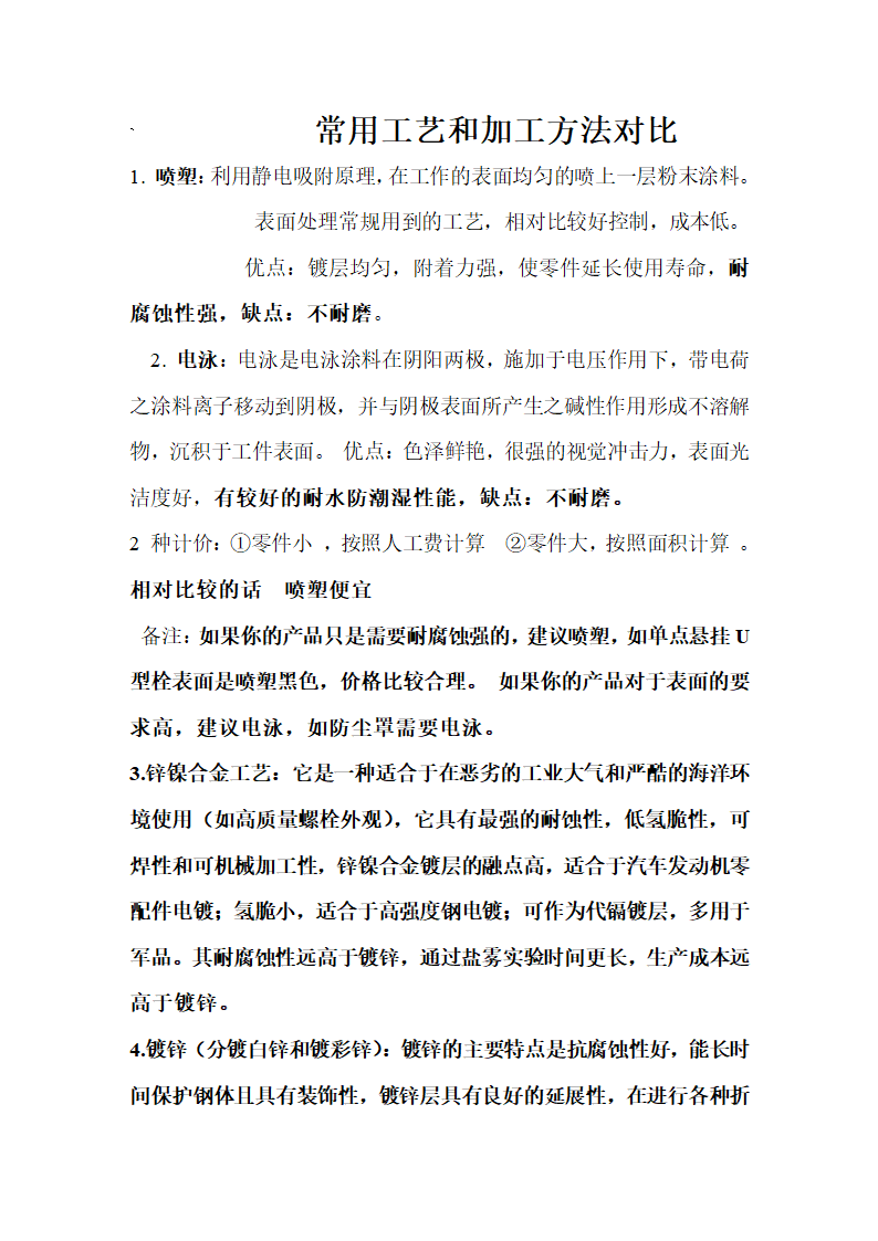 防锈工艺