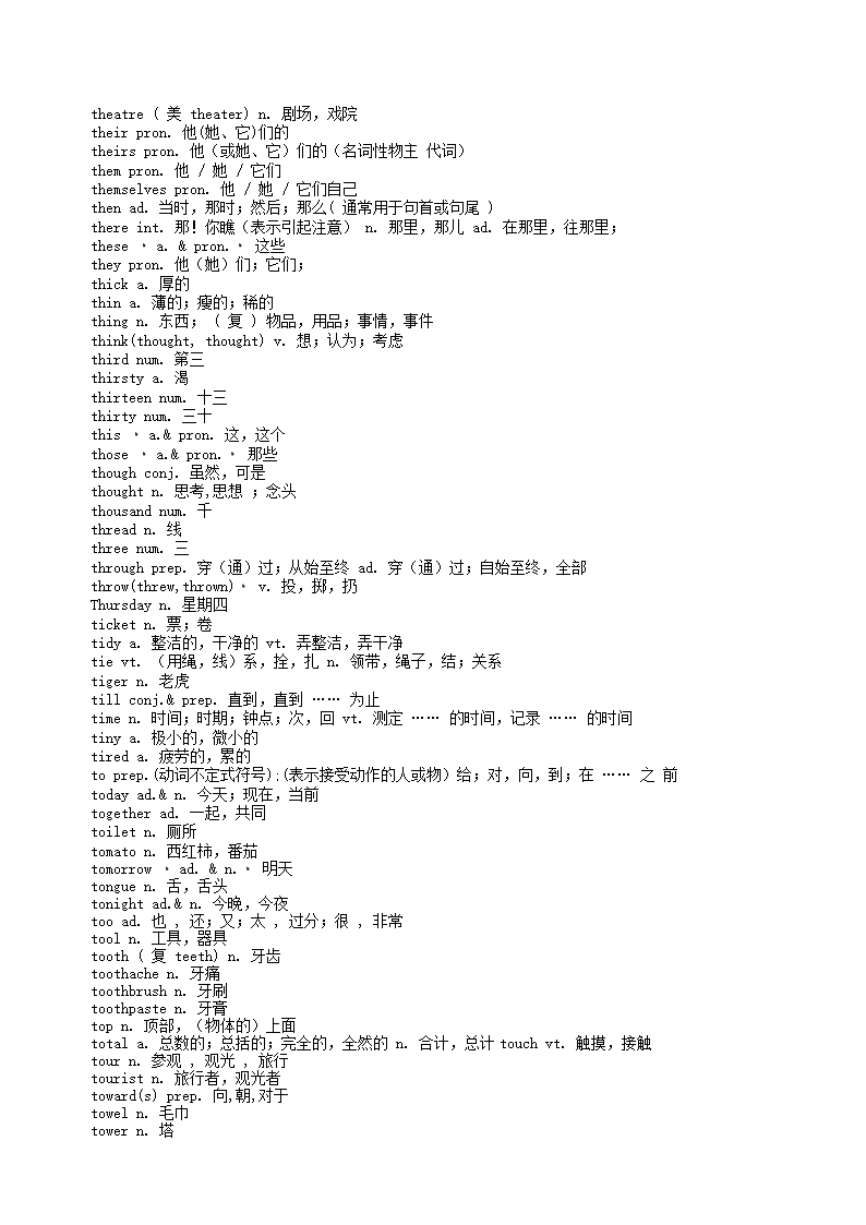 福建省武平县城郊初级中学2015英语中考总复习必备1500个词汇.doc第28页