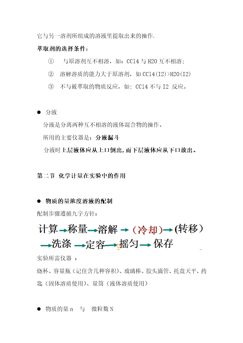 高中化学必修一第一章知识点汇总.docx第3页