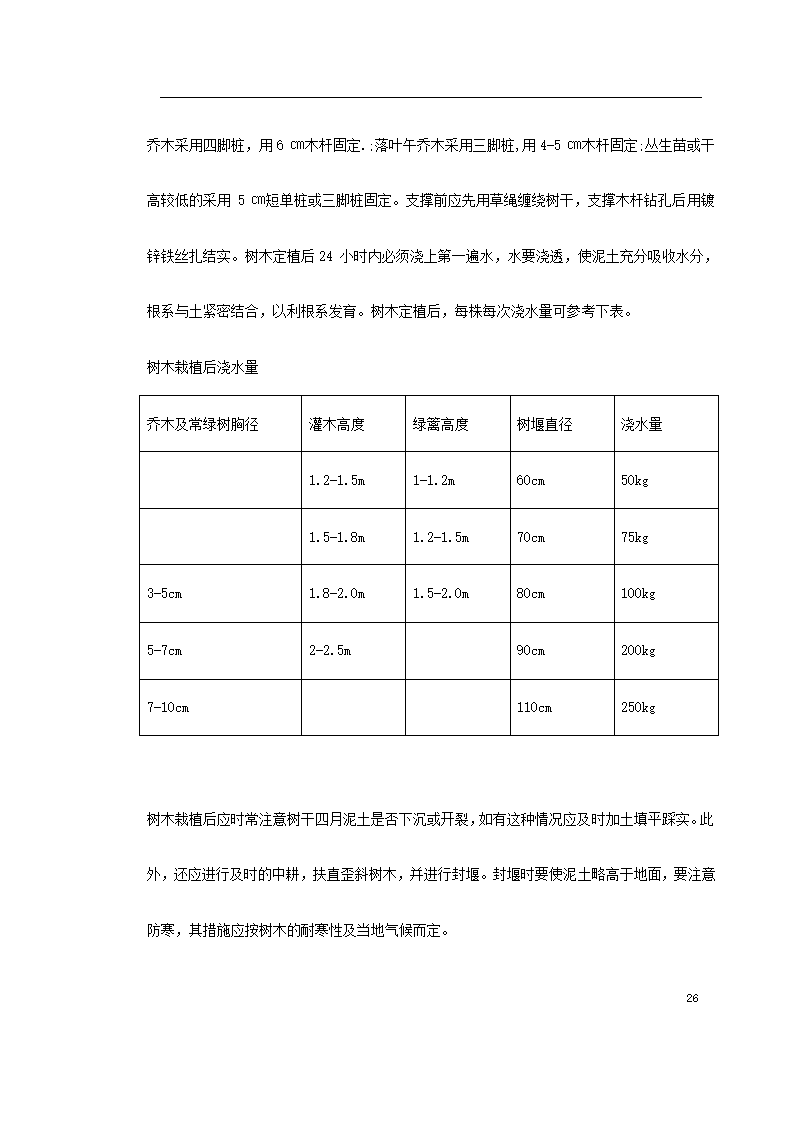 某道路二侧景观带施工组织设计 共61页.doc第26页