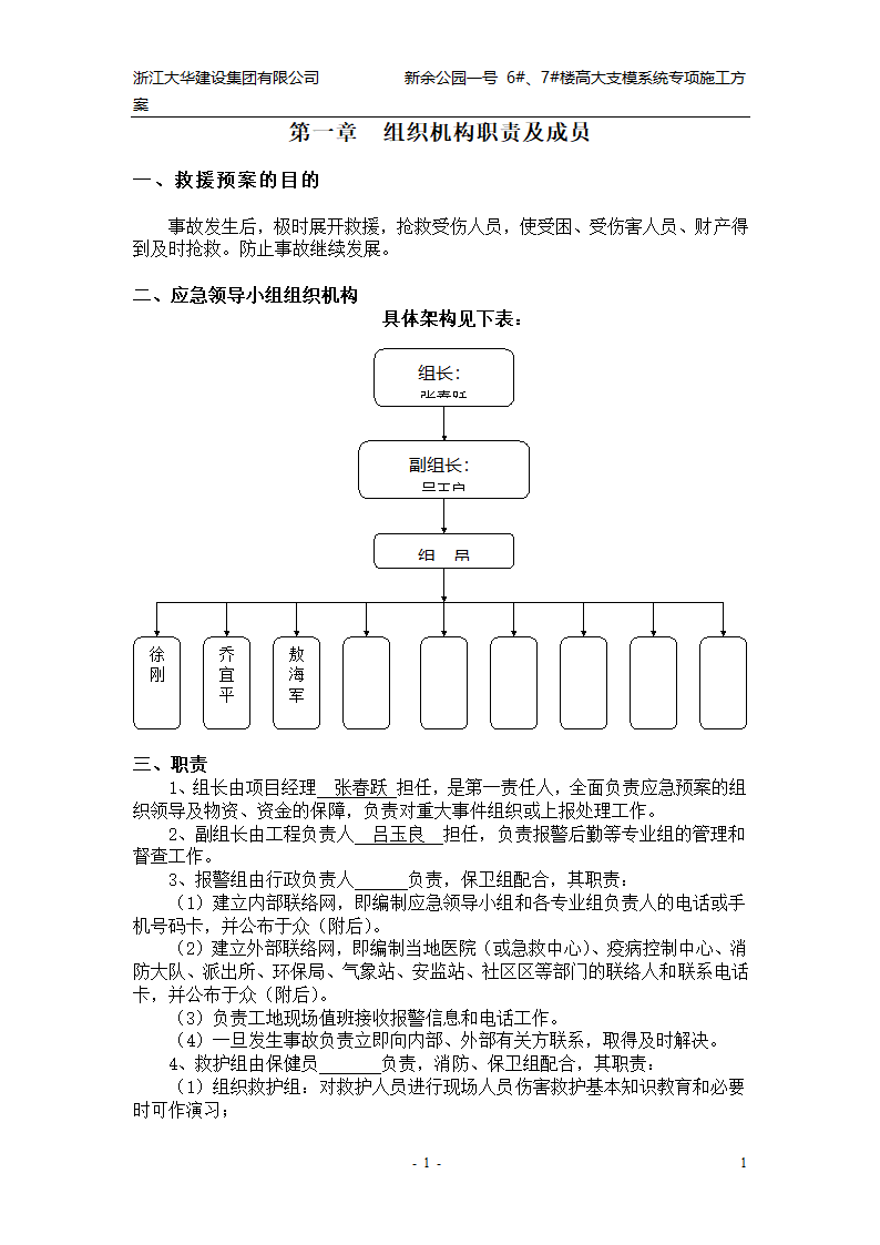 模板施工方案.doc第1页