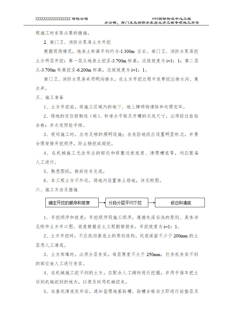 办公楼南门卫及消防水泵房土方施工专项方案.doc第3页