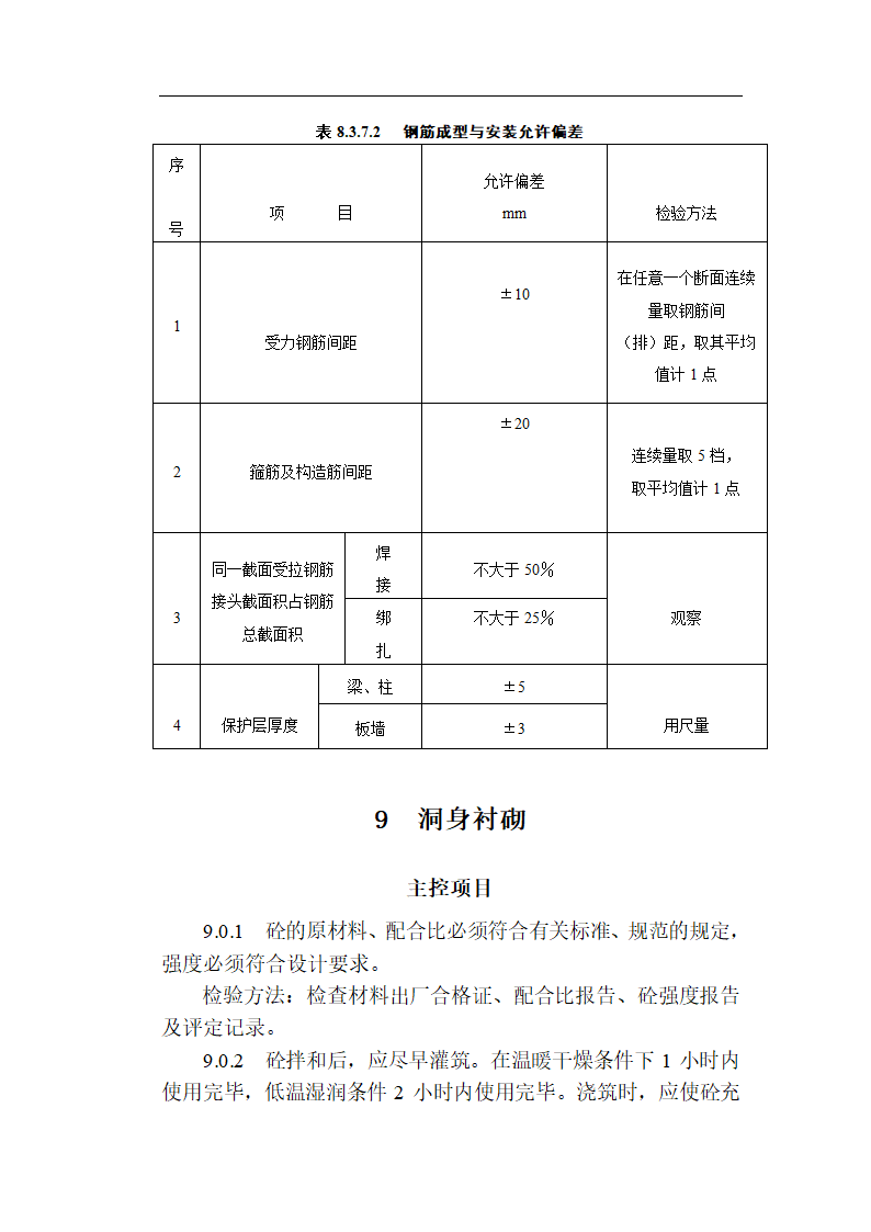 [福建]城市隧道工程质量验收标准（含表格）.doc第22页