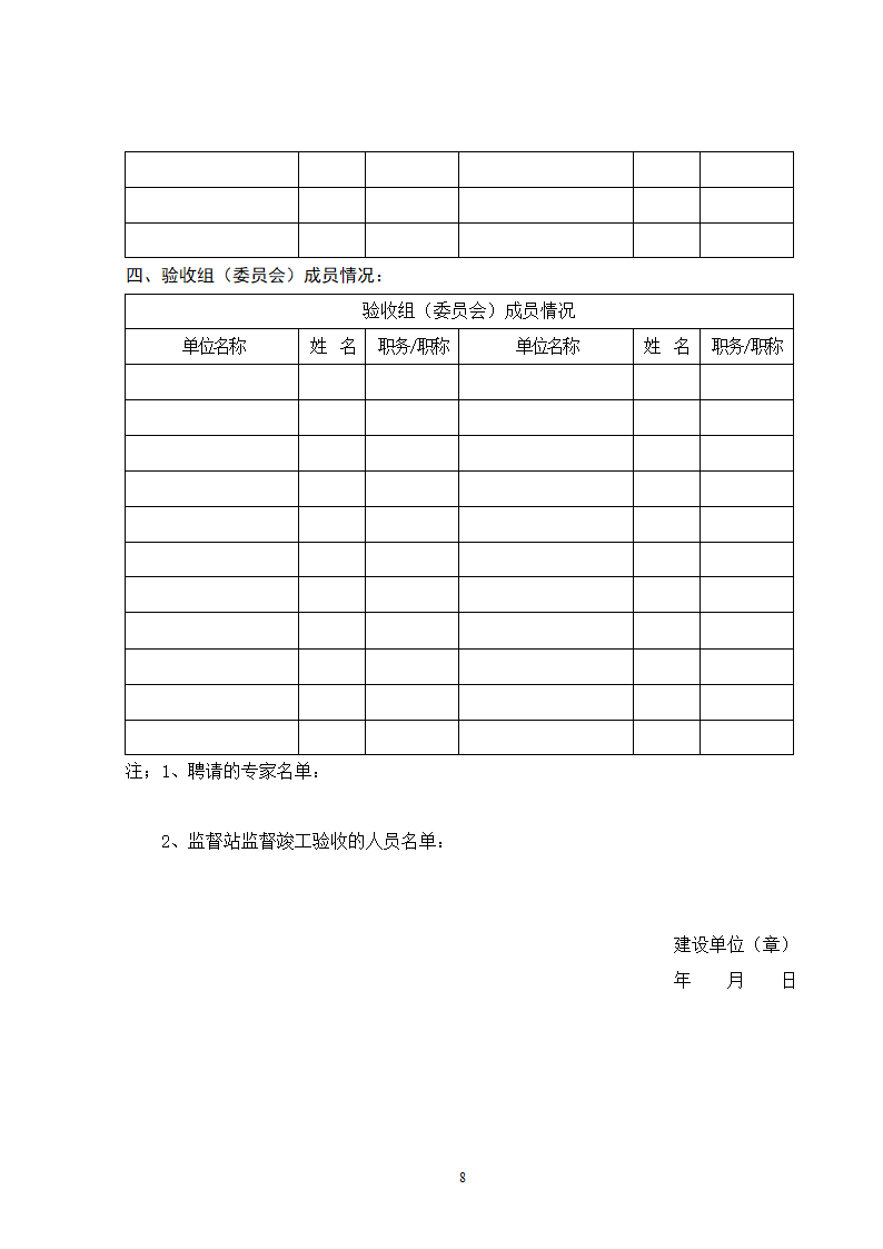 湖南省高速公路 房建工程竣工验收备案表.doc第8页