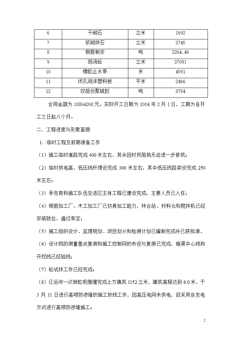 某地水源保护工程监理月报.doc第3页