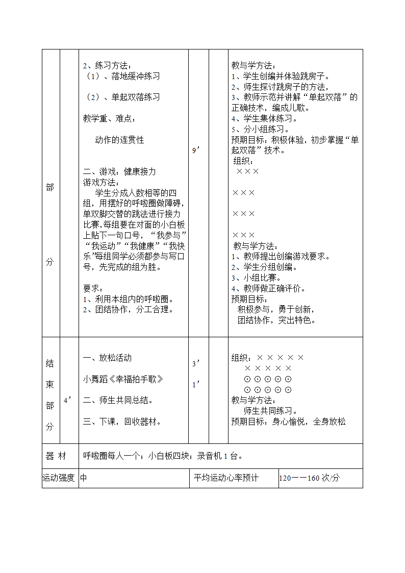 小学体育教案-跳跃-单起双落 全国通用.doc第2页