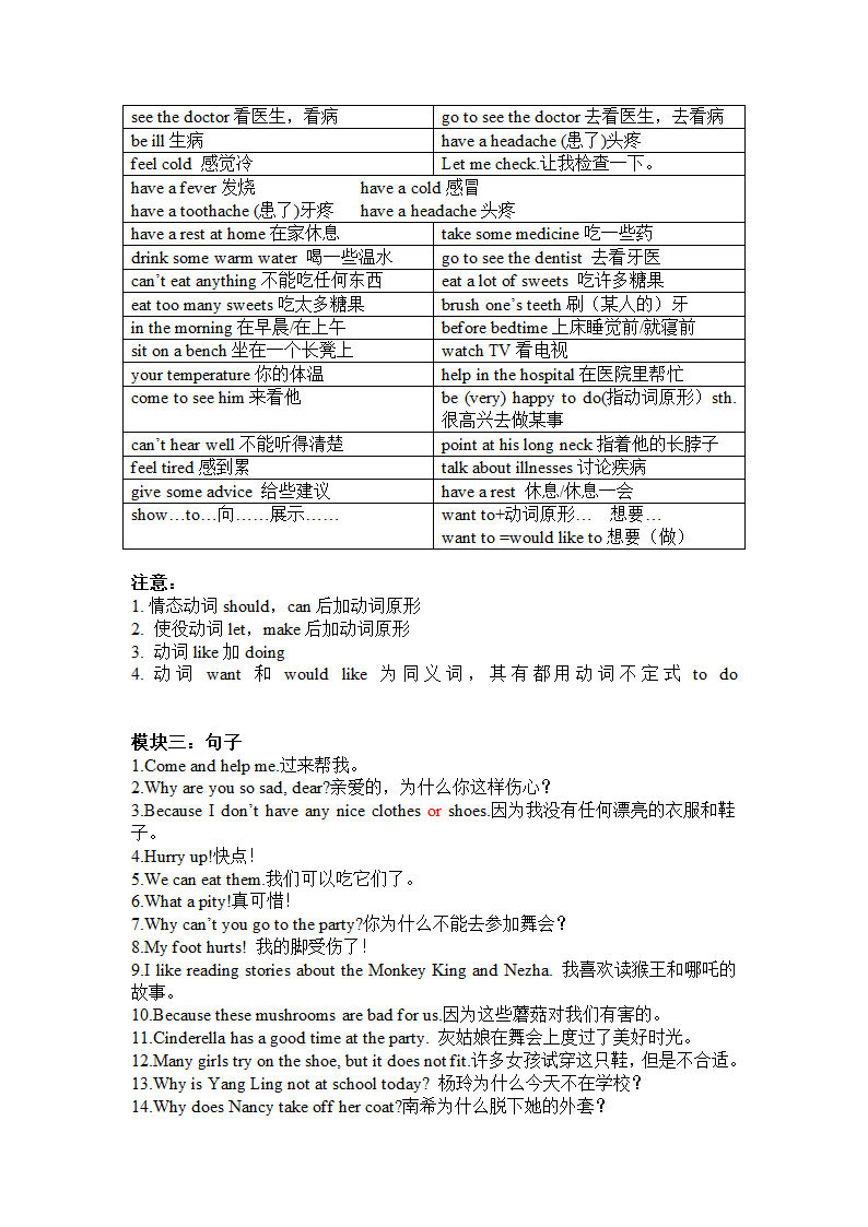 牛津译林版五年级下学期期中复习-知识点.doc第3页