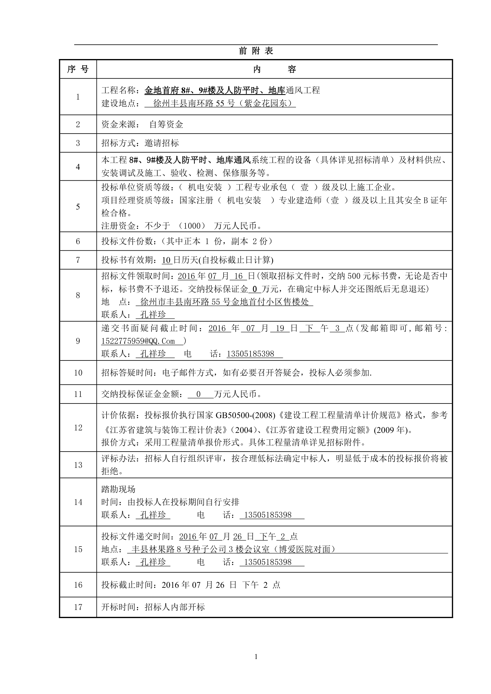 丰县金地首府通风系统招标文件.doc第2页