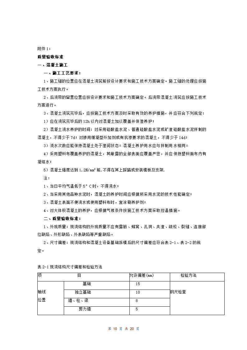 泥工工程承包合同附质量验收标准.doc第10页