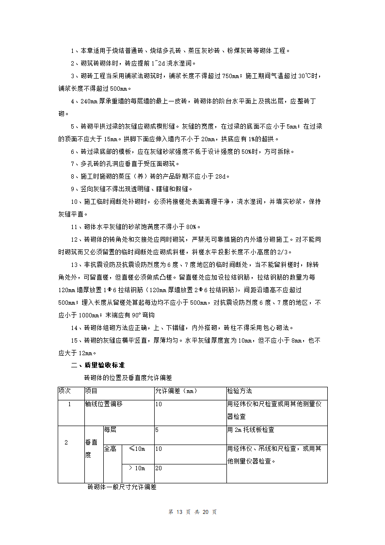 泥工工程承包合同附质量验收标准.doc第13页