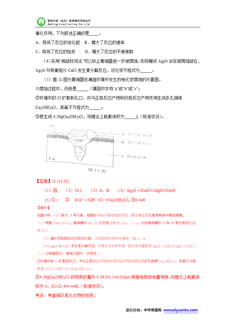 2015高考试题——理综(化学部分)(重庆卷)解析版第8页