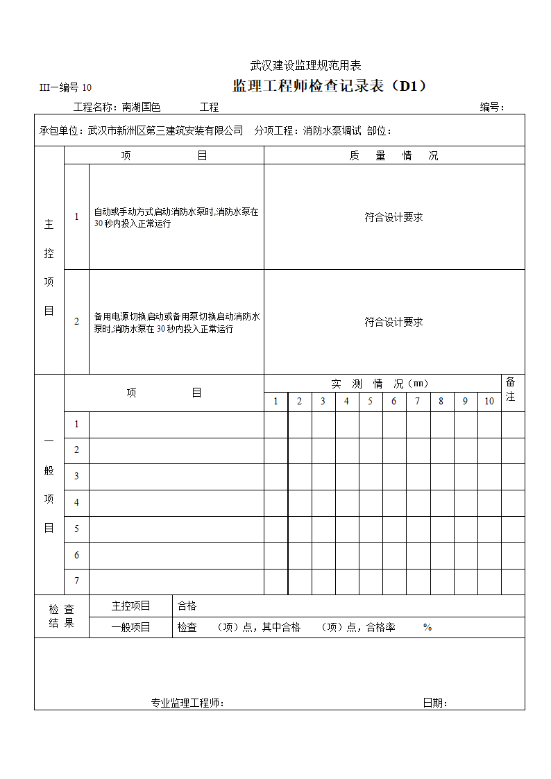 监理工程师检查记录表.doc第3页