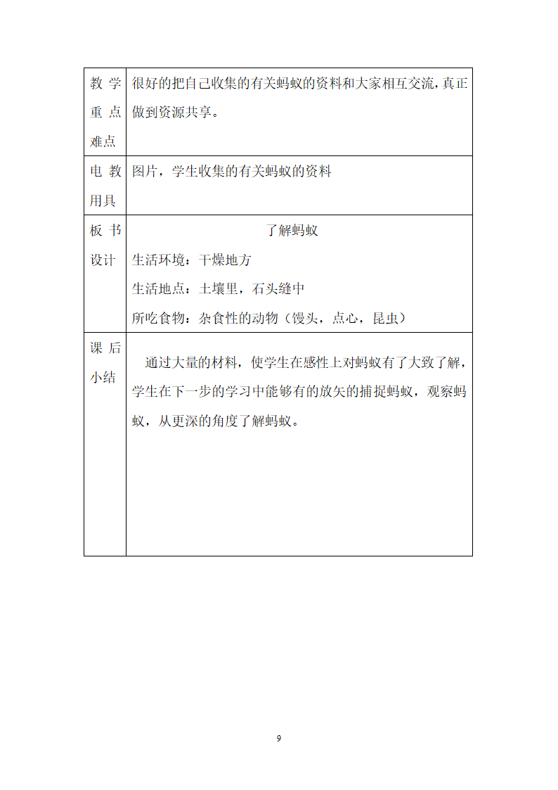 二年级教科版上册科学全册教案.doc第9页