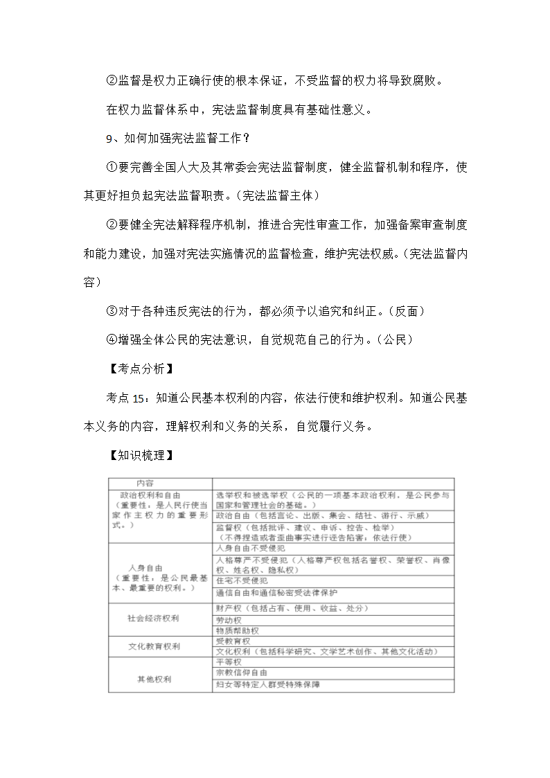 2022中考道德与法治一轮复习八年级上知识点.doc第4页