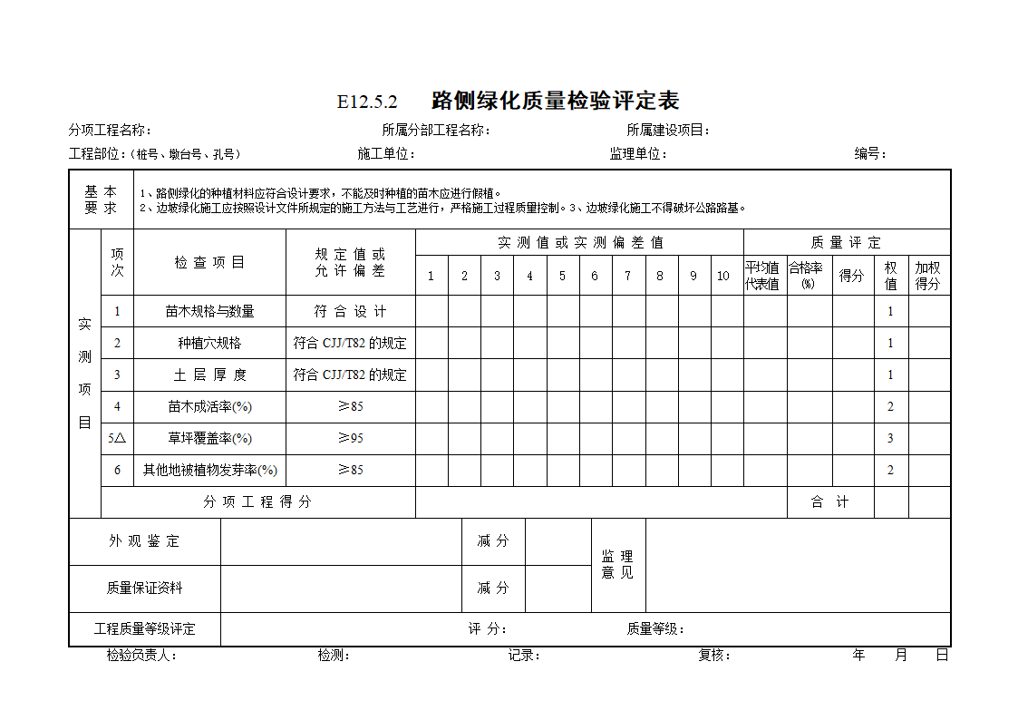 环保工程质量检验评定表.doc第4页